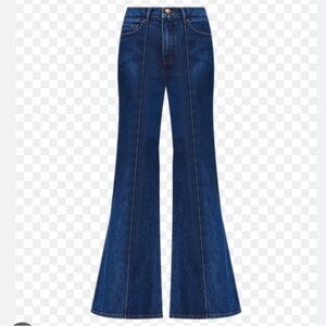 LOFT Dark Blue Flare super flare Jeans